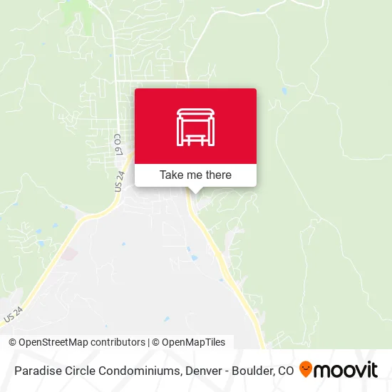 Paradise Circle Condominiums map