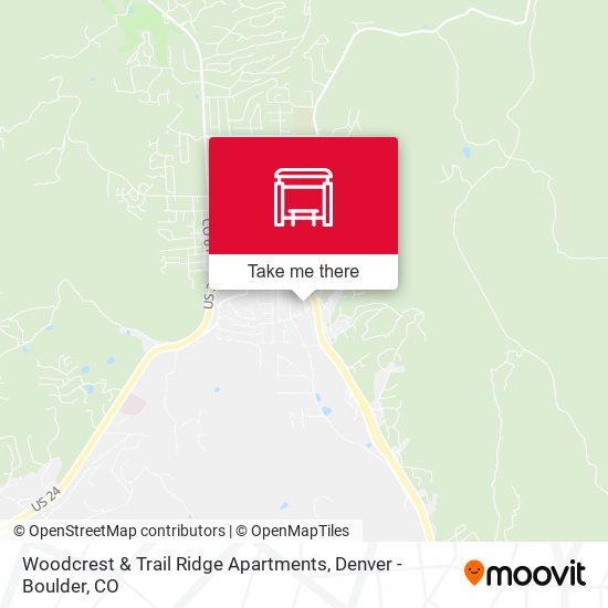 Woodcrest & Trail Ridge Apartments map