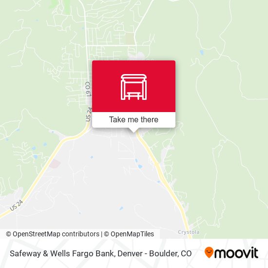 Safeway & Wells Fargo Bank map