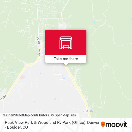 Peak View Park & Woodland Rv Park (Office) map