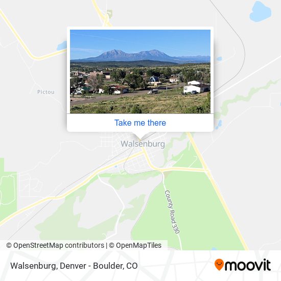 Walsenburg map