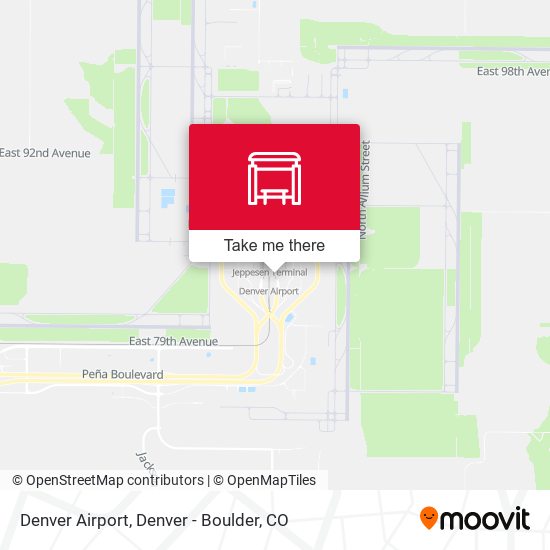 Denver Airport map