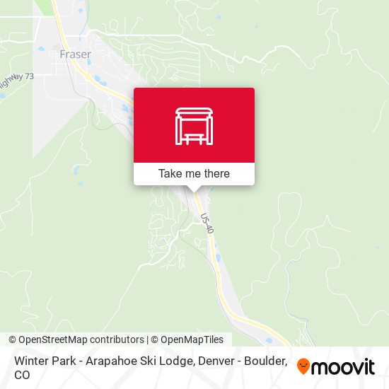 Winter Park - Arapahoe  Ski Lodge map