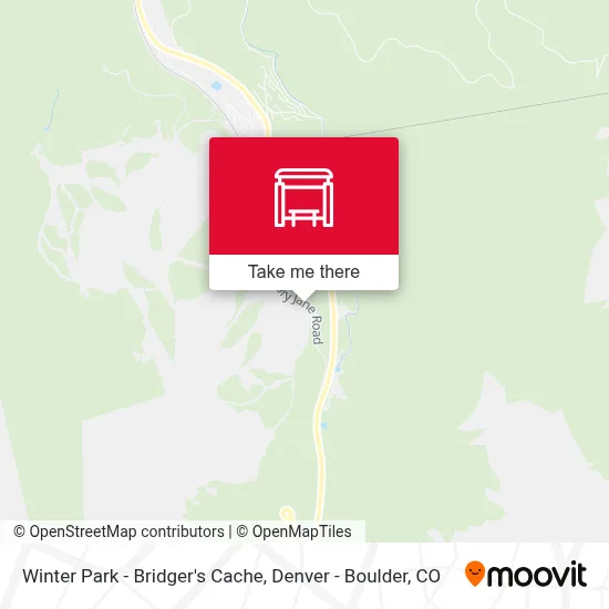 Winter Park - Bridger's Cache map