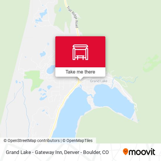 Grand Lake - Gateway Inn map