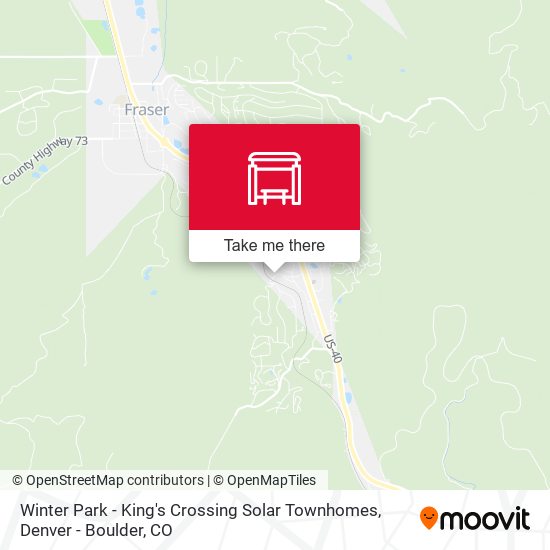 Mapa de Winter Park - King's Crossing Solar Townhomes