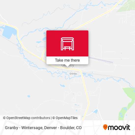 Granby - Wintersage map