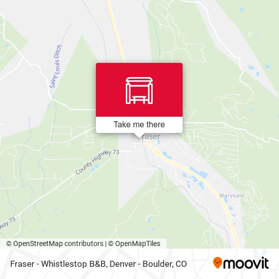 Fraser - Whistlestop B&B map