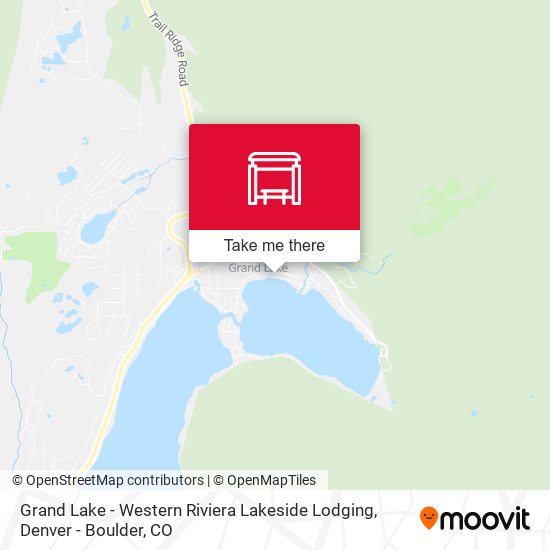 Mapa de Grand Lake - Western Riviera Lakeside Lodging