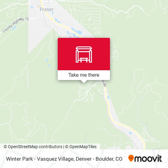 Winter Park - Vasquez Village map