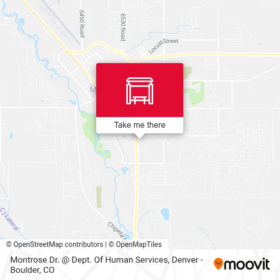 Montrose Dr. @ Dept. Of Human Services map