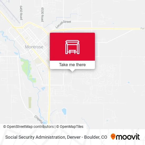Social Security Administration map
