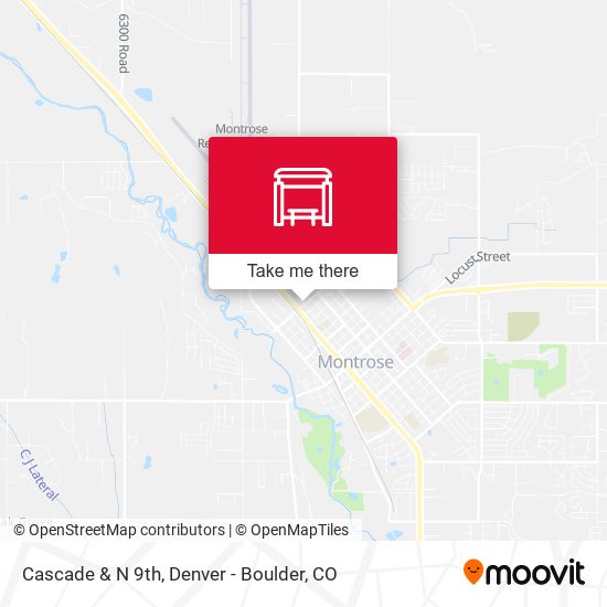 Cascade & N 9th map