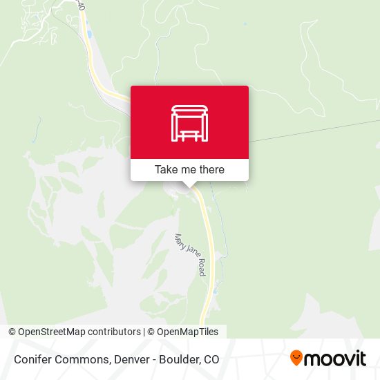 Conifer Commons map