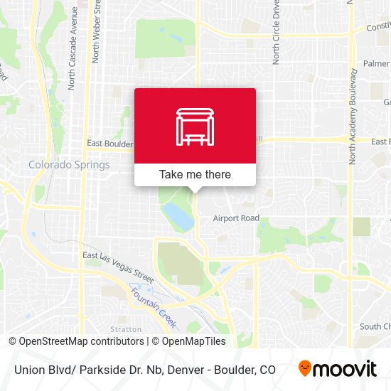 Union Blvd/ Parkside Dr. Nb map