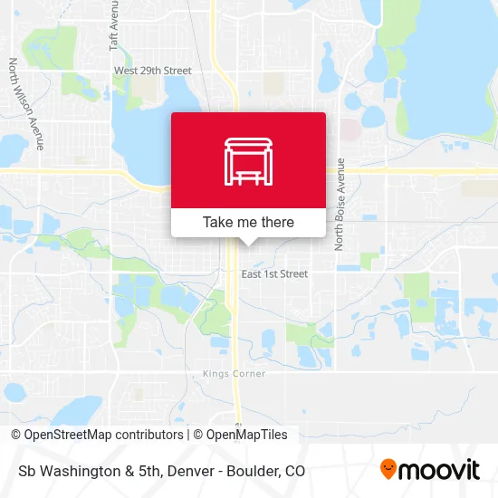 Sb Washington & 5th map