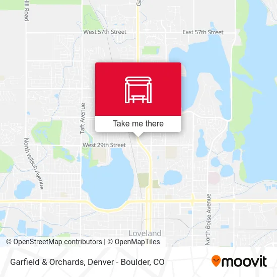 Garfield & Orchards map