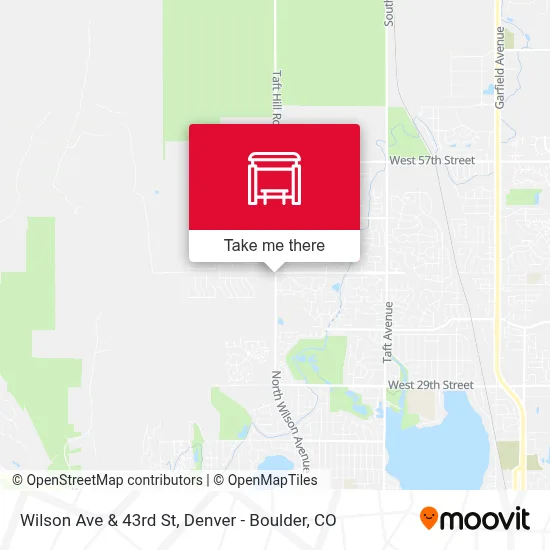 Wilson Ave & 43rd St map