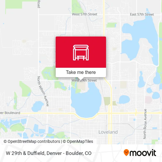 W 29th & Duffield map