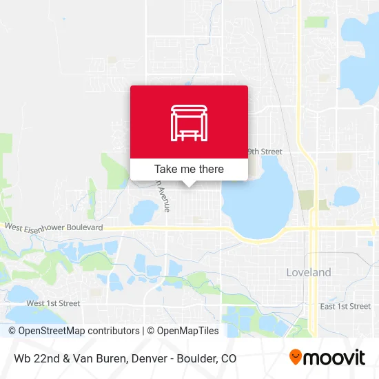 Wb 22nd & Van Buren map