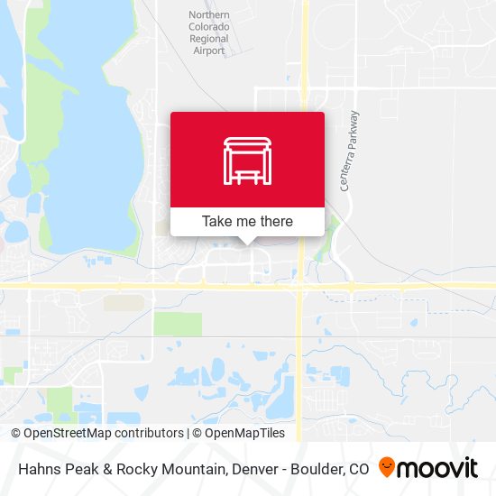 Hahns Peak & Rocky Mountain map