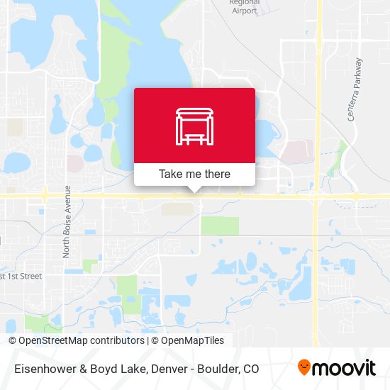 Eisenhower & Boyd Lake map