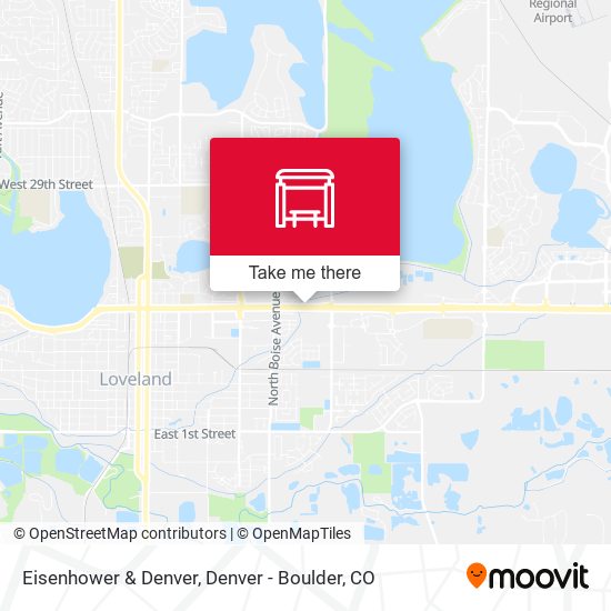 Eisenhower & Denver map