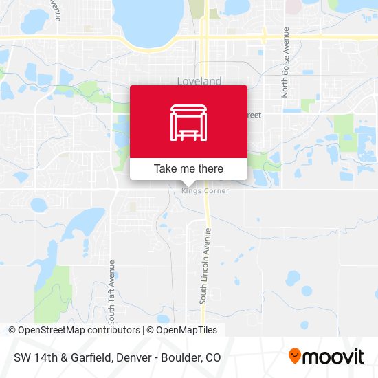 SW 14th & Garfield map
