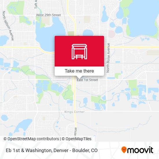 Eb 1st & Washington map