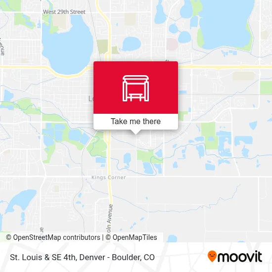 St. Louis & SE 4th map