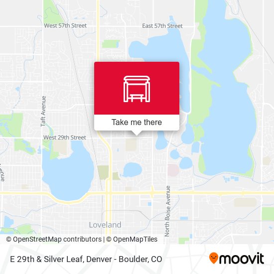 E 29th & Silver Leaf map