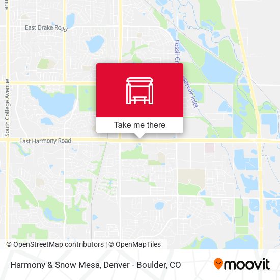 Harmony & Snow Mesa map