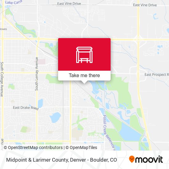 Midpoint & Larimer County map