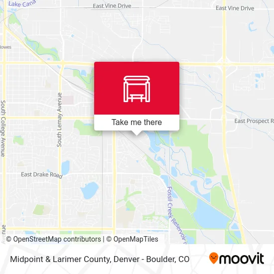 Midpoint & Larimer County map