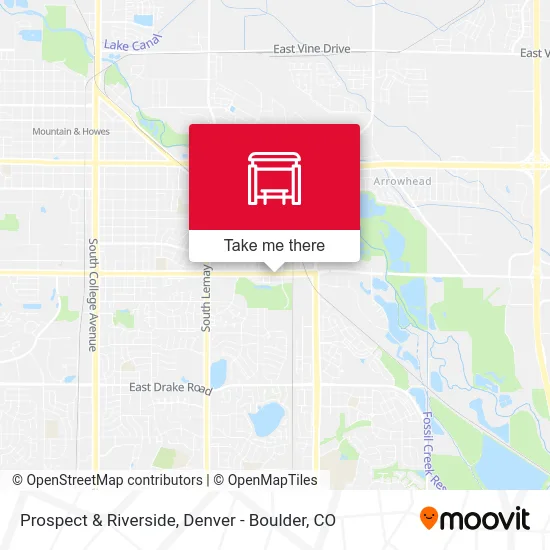 Prospect & Riverside map