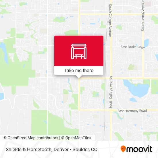 Shields & Horsetooth map