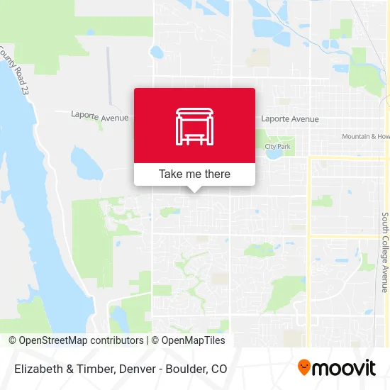 Elizabeth & Timber map