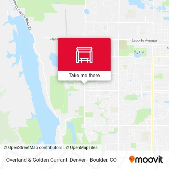 Overland & Golden Currant map