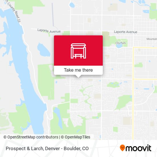 Prospect & Larch map
