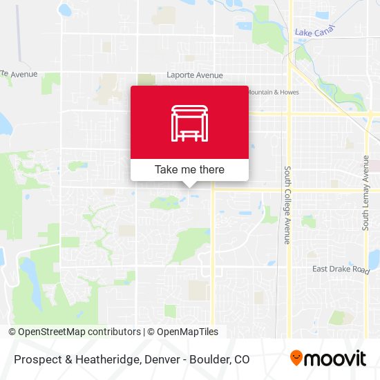 Prospect & Heatheridge map