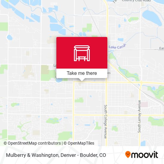 Mulberry & Washington map