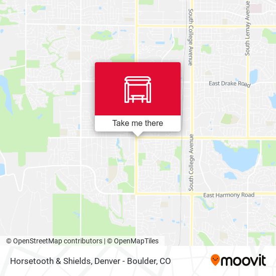 Horsetooth & Shields map