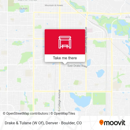 Drake & Tulane (W Of) map