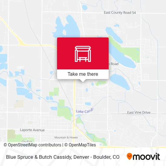 Blue Spruce & Butch Cassidy map