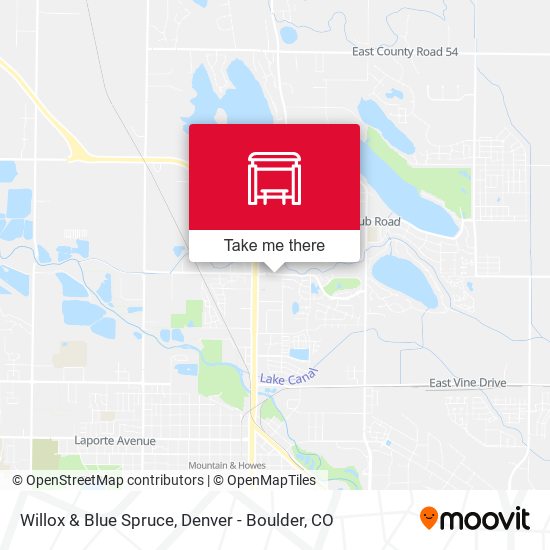 Willox & Blue Spruce map