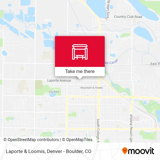 Laporte & Loomis map