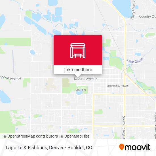 Laporte & Fishback map