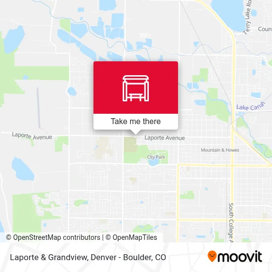 Laporte & Grandview map