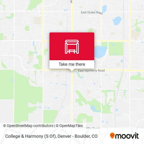 College & Harmony (S Of) map
