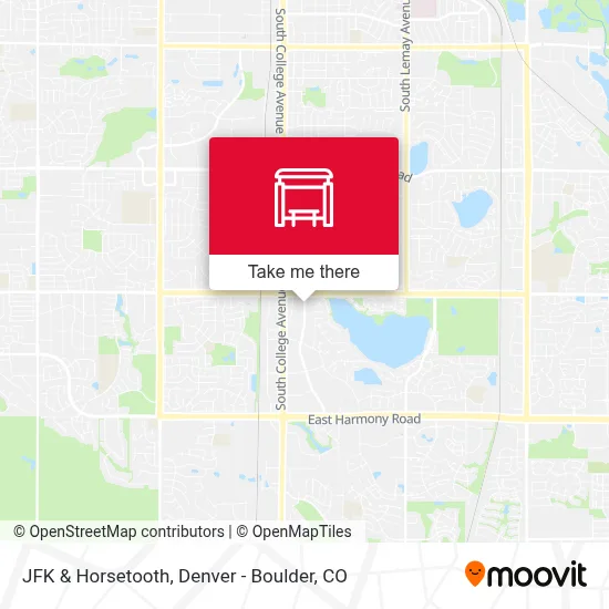 JFK & Horsetooth map